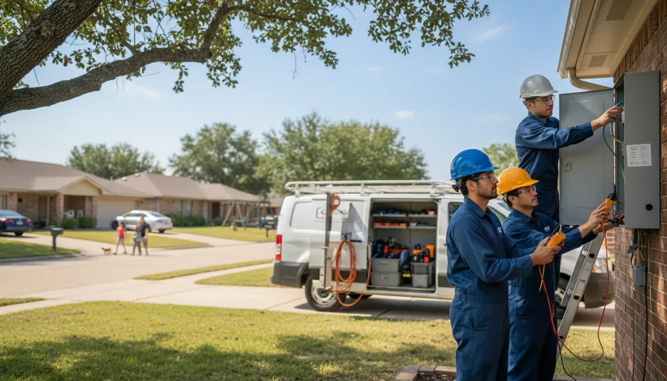 Certified electrician providing emergency electrical services in Deridder, LA